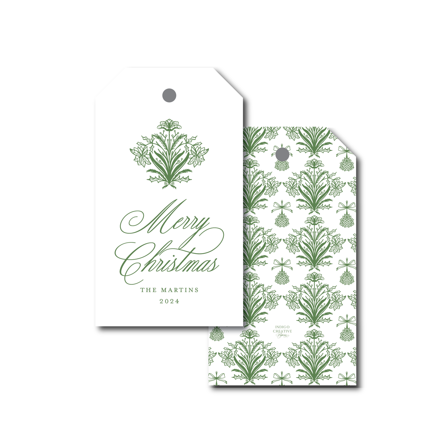 Poinsettia Gift Tags