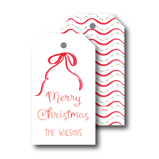 Watercolor Dots Tags